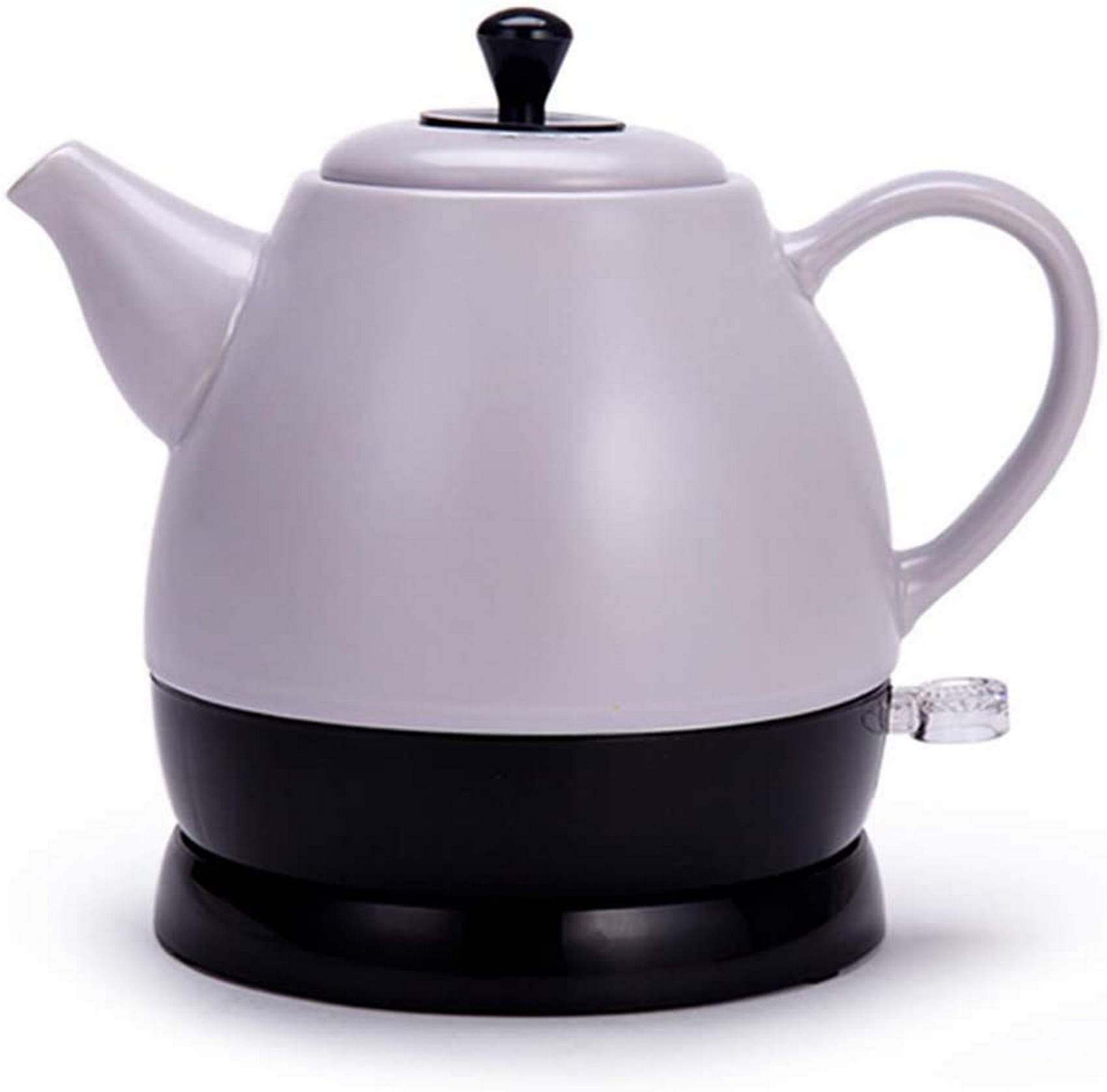 Amazon.com: Ceramic Electric Kettle Cordless, 1L Retro Teapot